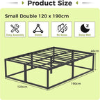 46CM High Metal Bed Frame