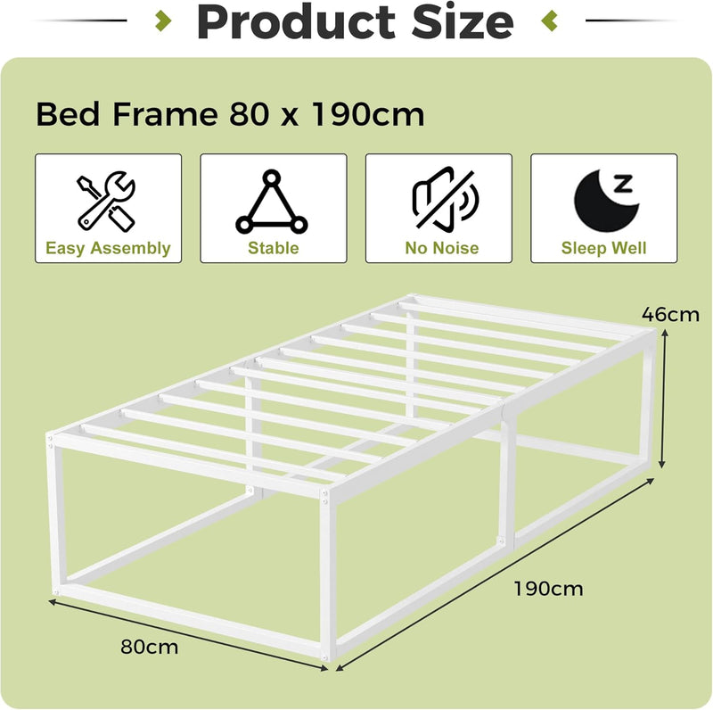 46CM High Metal Bed Frame