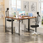 47 Inch Gaming Desk with Power Outlets LED