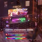 47 Inch Gaming Desk with Power Outlets LED