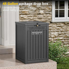 48 Gallon Resin Package Delivery Box for Outside