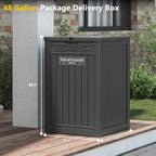 48 Gallon Resin Package Delivery Box for Outside