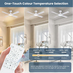 48 Inch Ceiling Fans with Lights Fan Remote
