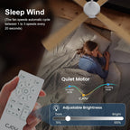 48 Inch Ceiling Fans with Lights Fan Remote