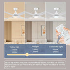 48 Inch Ceiling Fans with Lights Fan Remote