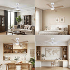 48 Inch Ceiling Fans with Lights Fan Remote