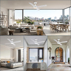48 Inch Ceiling Fans with Lights Fan Remote