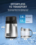 4L Water Distiller with Reservation Auto-Off 750W Distilled