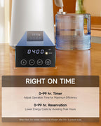 4L Water Distiller with Reservation Auto-Off 750W Distilled