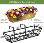 4pcs 60.9CM 24in Metal Window Box