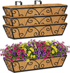 4pcs 60.9CM 24in Metal Window Box