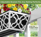 4pcs 60.9CM 24in Metal Window Box