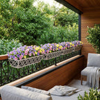 4pcs 60.9CM 24in Metal Window Box