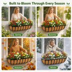 4pcs 60.9CM 24in Metal Window Box