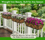 4pcs 60.9CM 24in Metal Window Box