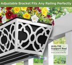 4pcs 76.2CM 30in Large Wall Trough Rail Planters