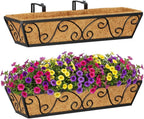4pcs 76.2CM 30in Large Wall Trough Rail Planters