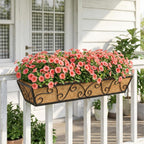4pcs 76.2CM 30in Large Wall Trough Rail Planters