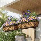 4pcs 76.2CM 30in Large Wall Trough Rail Planters