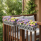 4pcs 76.2CM 30in Large Wall Trough Rail Planters