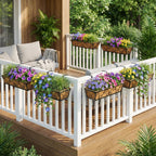 4pcs 76.2CM 30in Large Wall Trough Rail Planters