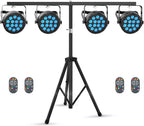 4pcs 84W LED Par Can Lights with Bag