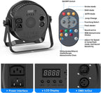4pcs 84W LED Par Can Lights with Bag