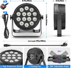 4pcs 84W LED Par Can Lights with Bag