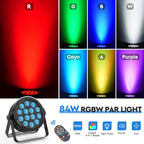 4pcs 84W LED Par Can Lights with Bag