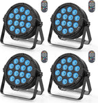 4pcs 84W LED Par Can Lights with Bag
