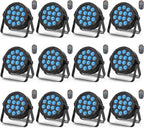 4pcs 84W LED Par Can Lights with Bag
