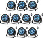 4pcs 84W LED Par Can Lights with Bag