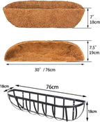 4pcs Large Wall Trough Rail Planters