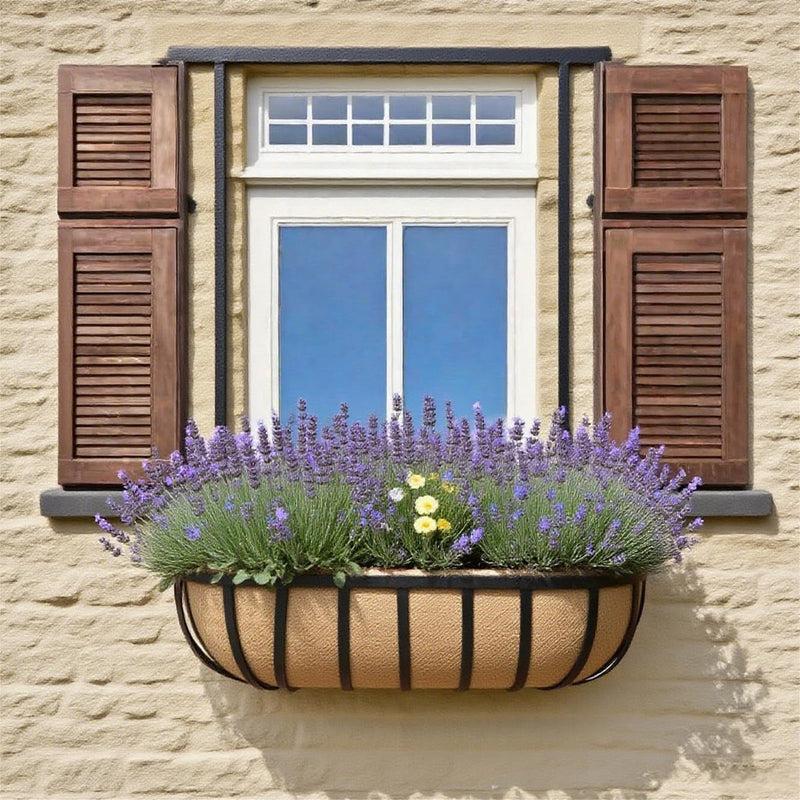 4pcs Large Wall Trough Rail Planters