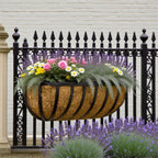 4pcs Large Wall Trough Rail Planters