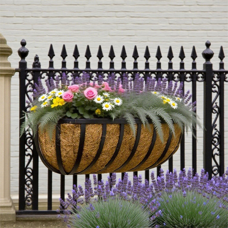4pcs Large Wall Trough Rail Planters