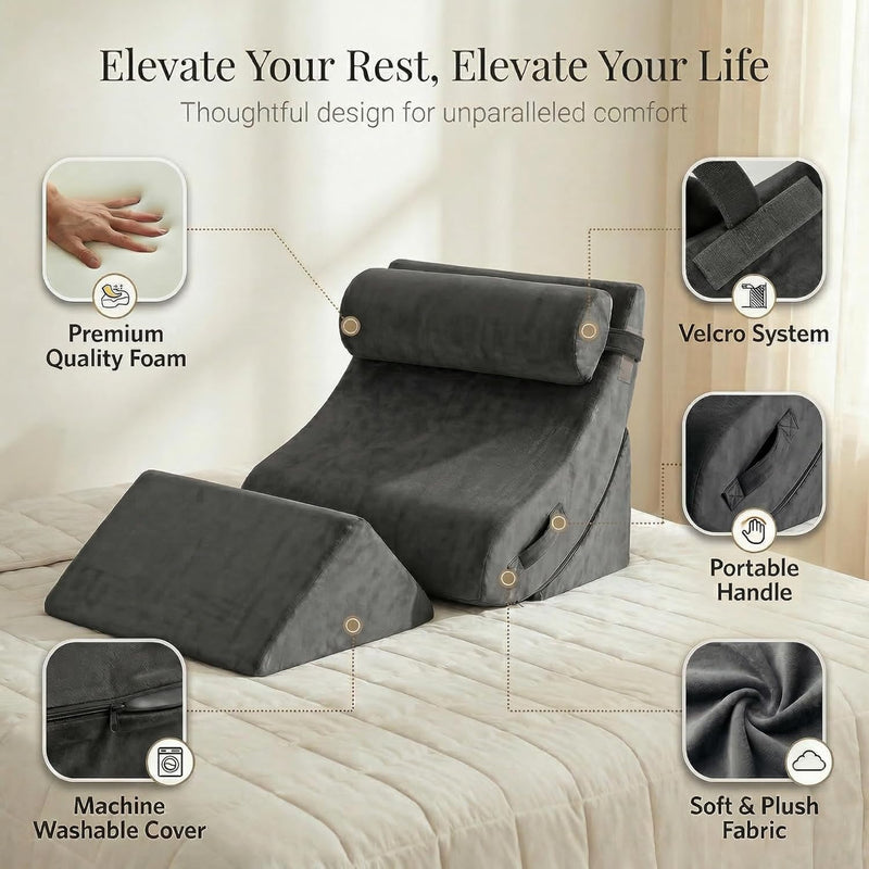 4pcs Orthopaedic Bed Wedge Set — 55CM Wide