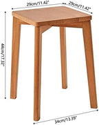 4pcs Wooden Stool Stacking Breakfast Counter Height Stools