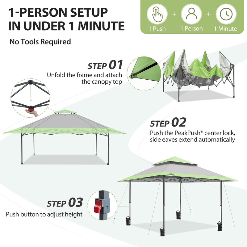 4x4 M Straight Leg Pop Up Canopy Tent