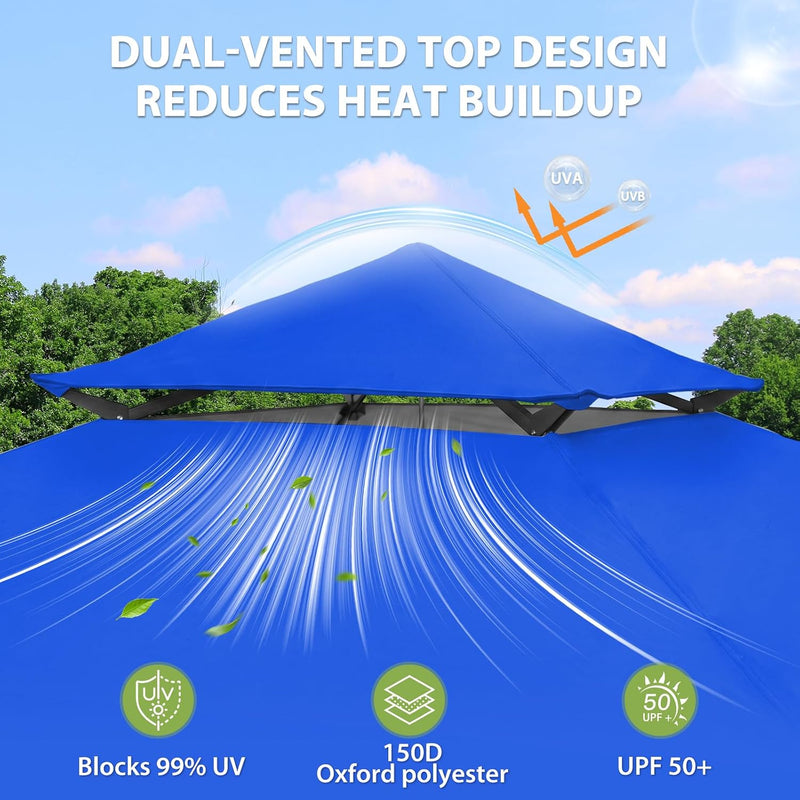 4x4 M Straight Leg Pop Up Canopy Tent