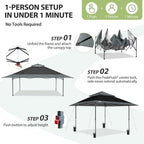 4x4 M Straight Leg Pop Up Canopy Tent