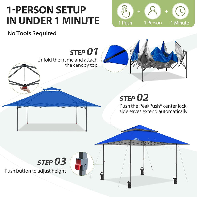 4x4 M Straight Leg Pop Up Canopy Tent