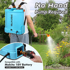 5.2 Gallon Backpack Battery Powered Garden Sprayer 0-100PSI