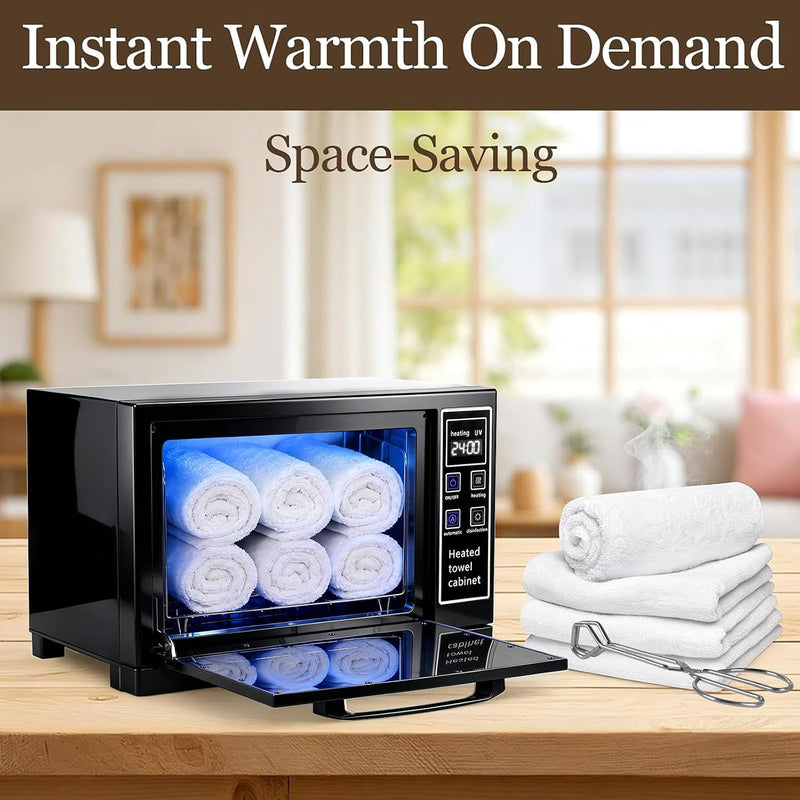 5.5L Hot Towel Warmer Cabinet with UV Light