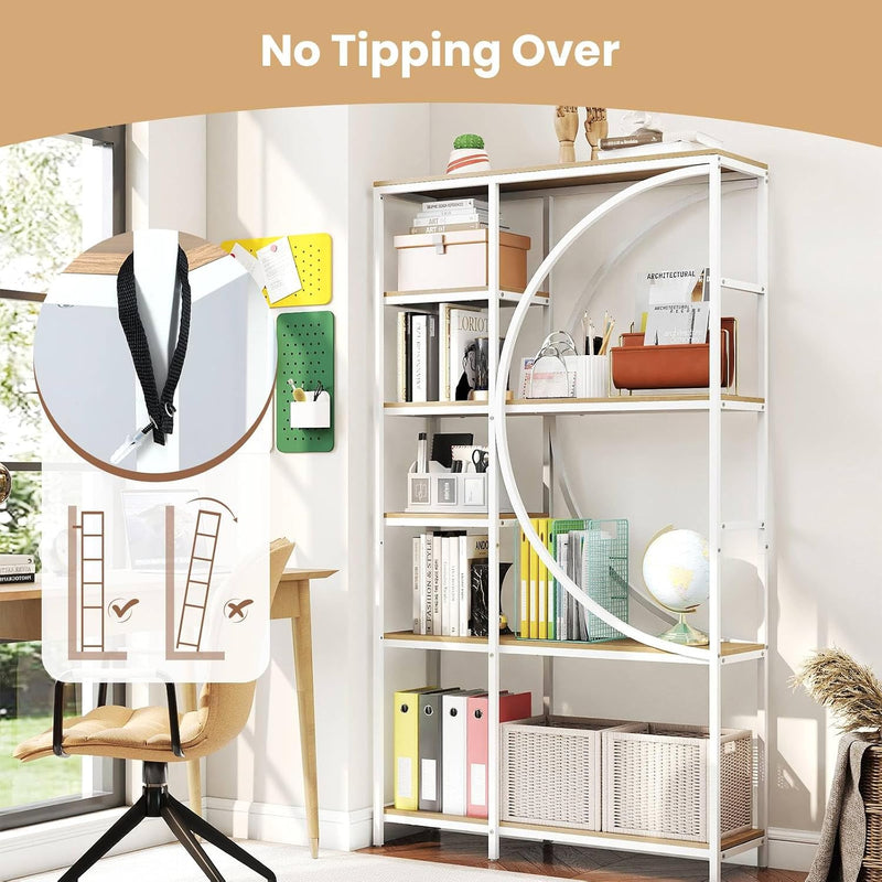 5 6-Tier Bookcase 175 177CM