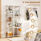 5 6-Tier Bookcase 175 177CM