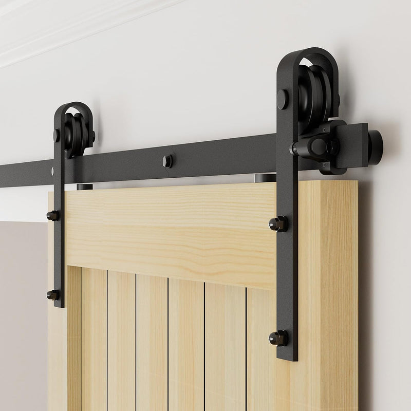 5.6FT Sliding Door Track Barn Hardware Kit