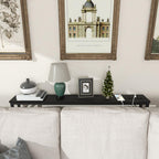 5.9" Skinny Console Table with Charging Station Narrow