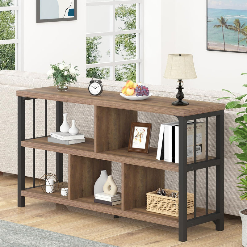 5 Cube Storage Organiser Bookshelf Low Bookcase