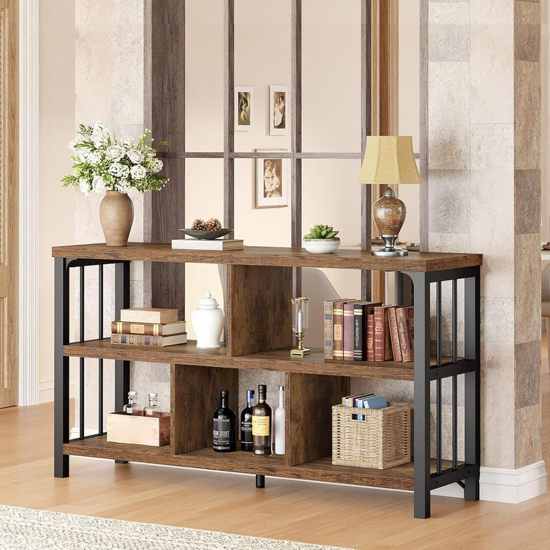 5 Cube Storage Organiser Bookshelf Low Bookcase
